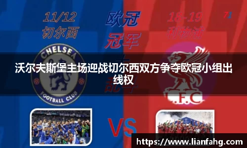 bwin必赢沃尔夫斯堡主场迎战切尔西双方争夺欧冠小组出线权